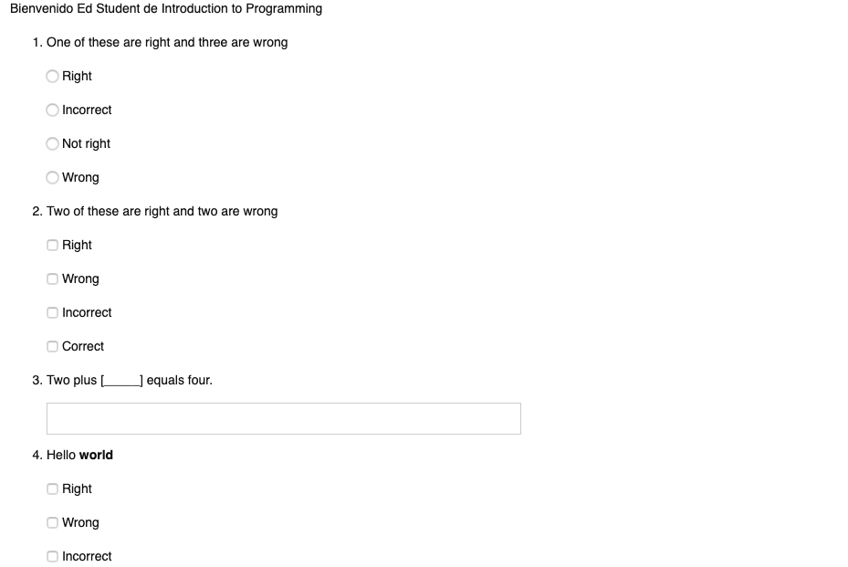Quizzes Quizzes screenshot 1